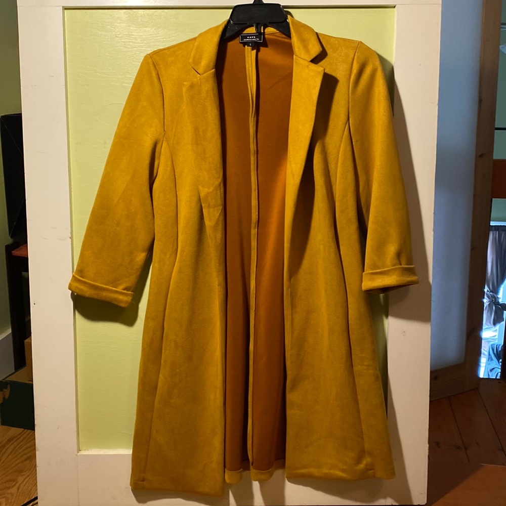 HAVE long open jacket